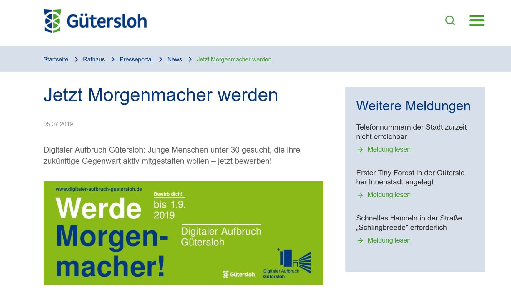 Morgenmacher Gütersloh