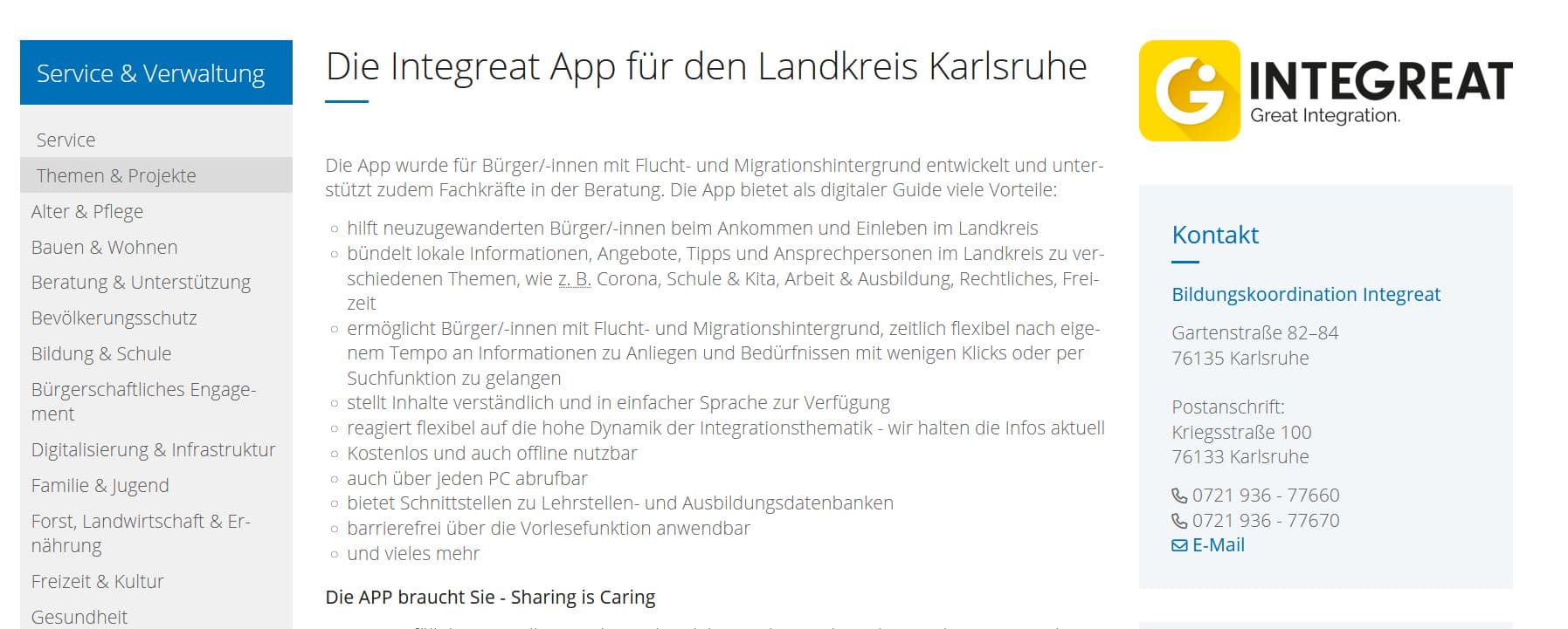 Integreat App